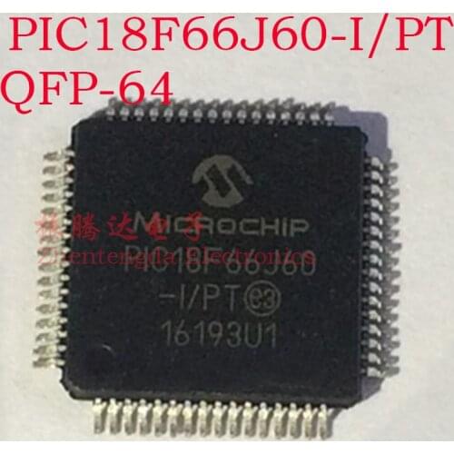 PIC18F66J60-I/PT PIC18 PIC18F PIC18F66 PIC18F66J PIC18F66J60 PIC18F66J60-I IC MCU 8BIT 64KB FLASH TQFP-64