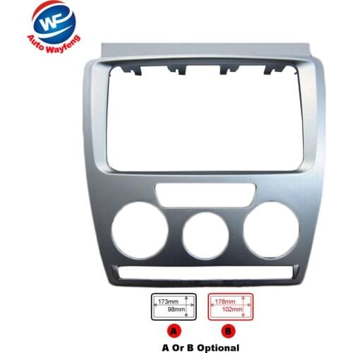 Hot Plastic DVD Refitting Outer Frame & Car Refitting DVD Frame Fit For 2007 2008 2009 Skoda Octavia