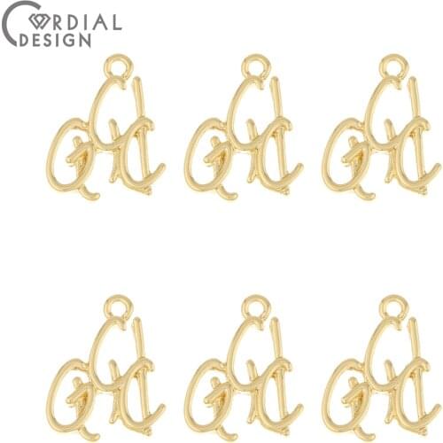 Cordial Design 100Pcs 15*19MM Earrings Accessories/Pendant/Hand Made/Irregular Shape/DIY Charms/Jewelry Findings & Components