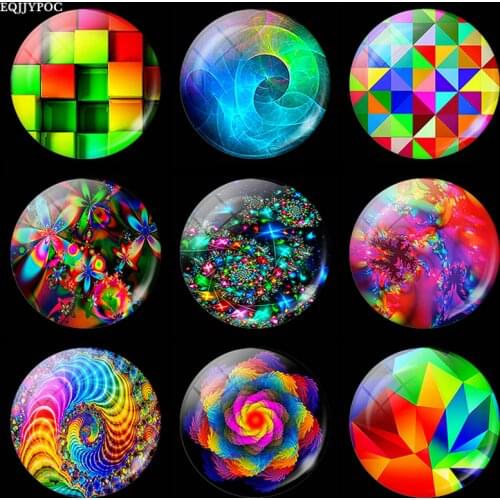 Luminous Fridge Magnets Interesting Beautiful Colored Glass Gemstone Flower Refrigerator Decoration Stickers Whiteboard Message