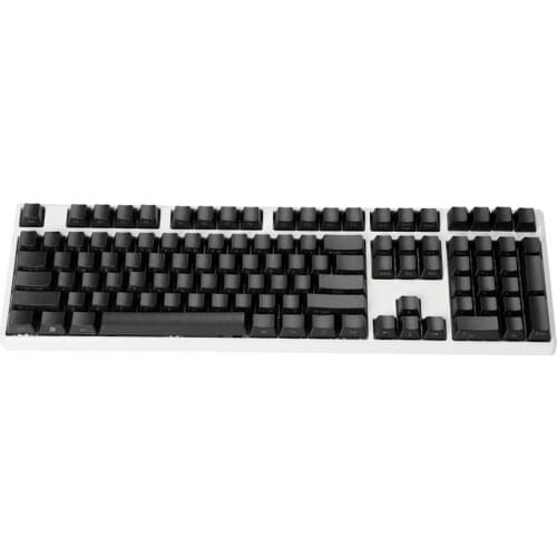 YMDK ANSI 108 104 Side Printed Thick PBT Keycap For MX Switches Mechanical Keyboard (Only Keycap)
