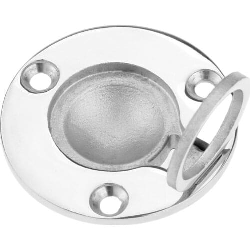 1Pc Marine Grade Ring Handle Flush Hatch Locker Cabinet Pull Lift Fitting Hardware Marine Boats Accessories 316 Stainless Steel
