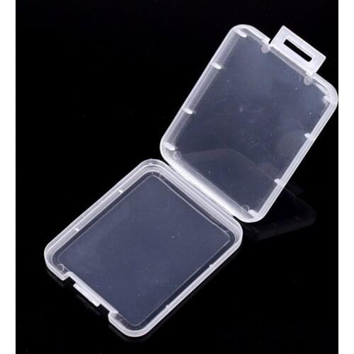 1000pcs Protection Case Card Container Memory Card Boxs CF Card Tool Plastic Transparent Storage Easy To Carry ZA4703