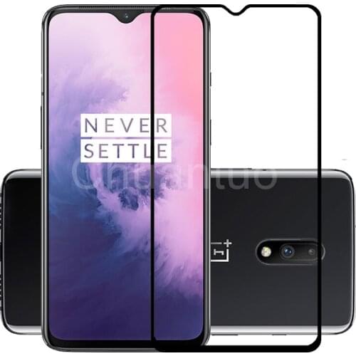 25 Pcs/Lot Full Coverage Screen Protectors For Oneplus 7 Scratch Proof Protective Film Tempered Glass For ONEPLUS 7