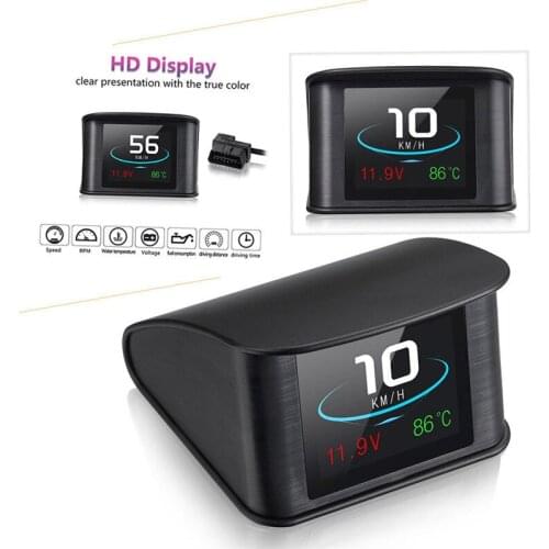 Automobile On-board Computer P10 Car HUD Head Up Display Smart Digital OBDII/EUOBD OBDII Diagnostic Tool 73*68*46cm