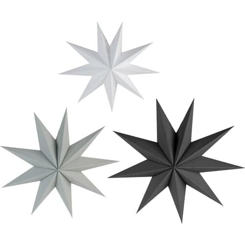Paper Star Hanging Christmas Lantern Home Party Decoration DIY Craft