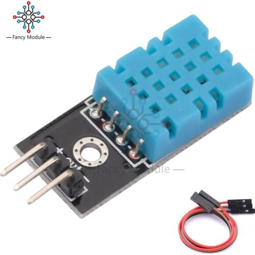 DHT11 Digital Temperature And Humidity Sensor LED Modules Electronic Building Blocks With Dupont Line For Arduino