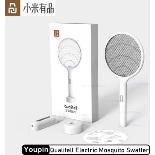 Xiaomi Youpin Qualitell Electric Mosquito Swatter Rechargeable Handheld Wall-mounted Insect Fly Killing Dispeller Trap Swatter