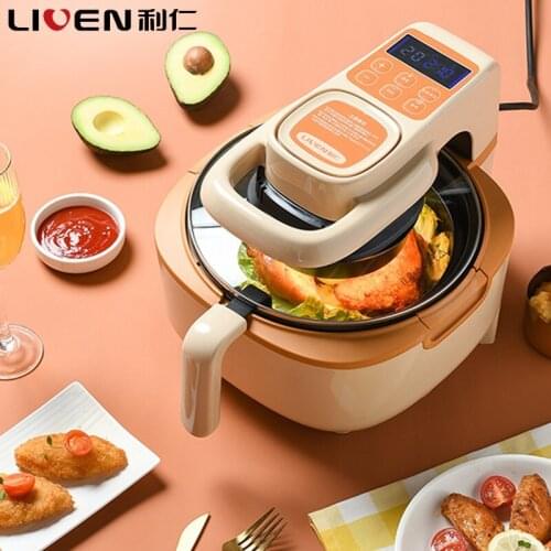 220V Air Fryer Electric Fryer 5L Household Non-stick Inner Electric Fryer Without Frying Frie Machine Air Fryer Electric No Oil
