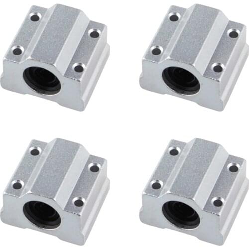 Kee Pang 2pcs SC8UU SCS8UU 8mm Motion Ball Bearing slider Block Bushing Linear Shaft 3D Printer CNC Part