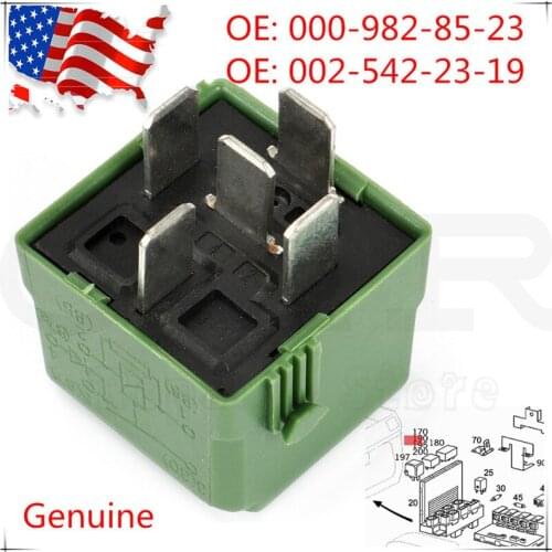 Original OEM Part for Mercedes W215 W164 W220 W251 Air Suspension Relays OEM 000982852 0025422319 002-542-76-19 002-542-23-19