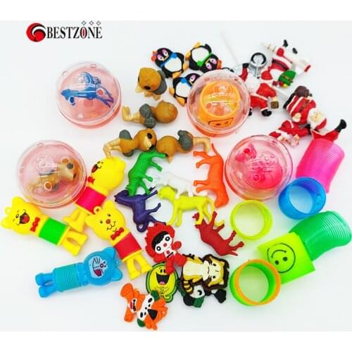 20/50Pcs D48*52MM Plastic PP PS Capsule Toys Surprise Balls With Different Figure Toy Ramdom Mix Kids Gift For Vending Machine