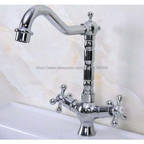 Basin Faucet Chrome Swivel Spout Vessel Sink Bathroom Faucet Vanity Lavatory Mixer Taps Bnf922