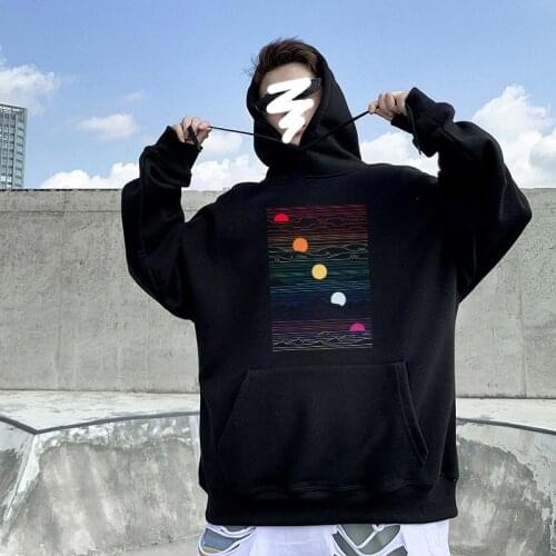 Aesthetic Funny Print Streetwear Unisex Vintage Tops Sweatshirts Mens Hoodies Hip hop