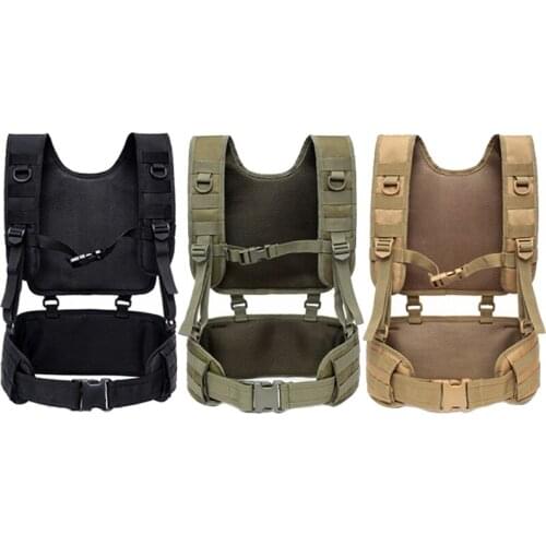 Tactical Equipment Molle Chest Rig Army Vest Military Hunting Vests Combat Padded Belt Vest Airsoft Paintball Men Body Armor