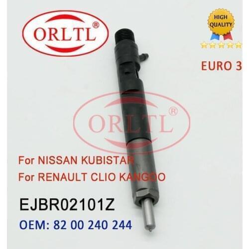 EJBR02101Z Fuel Injector 8200240244 Common Rail Pump Injector For Delphi RENAULT for NISSAN,KUBISTAR,CLIO,KANGOO,Euro 3