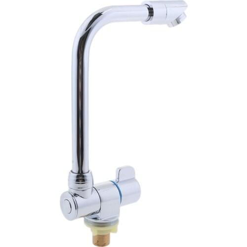 360 Degree Rotating Water Tap Kitchen Bathroom Wash Basin Faucet #009