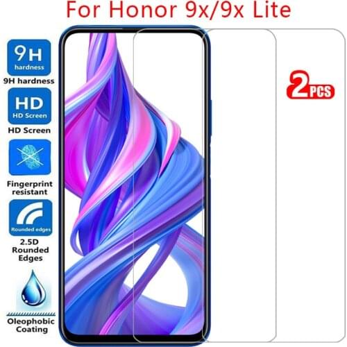 Protective tempered glass for huawei honor 9x lite pro premium screen protector on honor9x honer onor 9 x x9 light 9xlite film