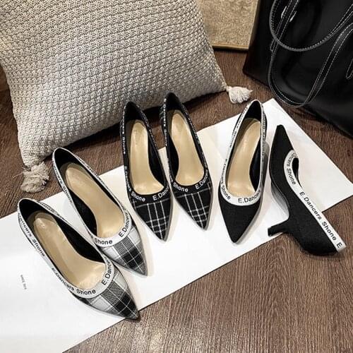 Womens Shoes New Fashion Shoes Sexy Pointed Toe Womens Shoes Luxury Brands Pumps For Women Hot Sell Shoes Large Size 34-40