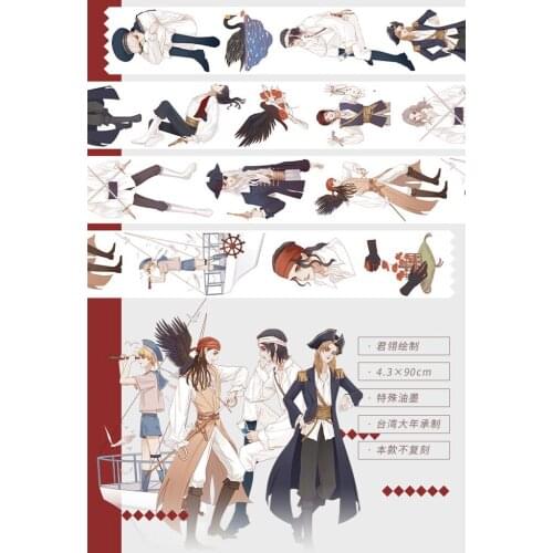 1 Loop 90cm Adhesive Decorative Masking Tape Sailing Era