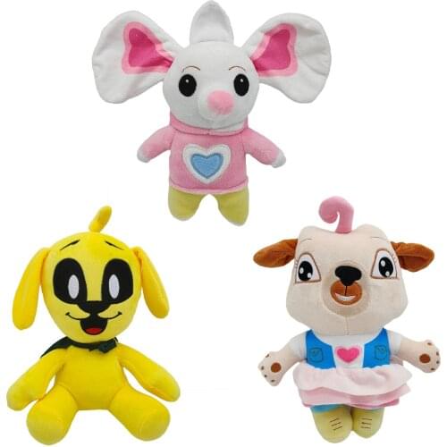 25cm Mikecrack Mike-Crack Stuffed Plush Toys Yellow Dog Soft Stuffed Dolls For Boy Girls for Birthday Gifts