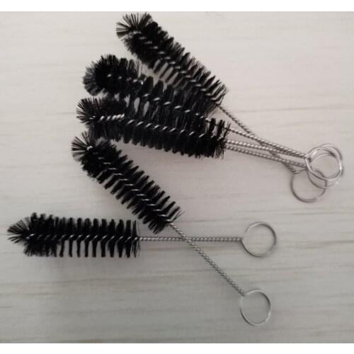 50pcs small nylon pipe cleaning brush mini pipe cleaner hookah stainless steel free delivery