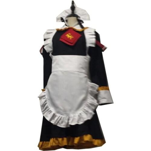 Anime FateGrand Order Astolfo Cosplay Costume FGO Astolfo Apocrypha Maid Dress Uniform Halloween costume For Women
