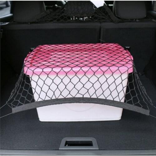 4 HooK Car Trunk Cargo Mesh Net Luggage For Lada Priora Sedan sport Kalina Granta Vesta X-Ray XRay