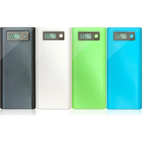 QC 3.0 18W 8*18650 Power Bank Case Quick Charge Version Dual USB Mobile DIY Phone Charge Shell 18650 battery Holder Charging Box