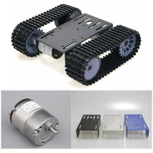 Tracked Robot Smart Car Platform Robotics Kits Robot Tank Crawler Chassis DIY Kit Solid Robotic Platform Tank