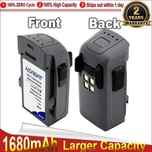 HSABAT 0 Cycle 1pc 1680mAh Intelligent Charging Battery for DJI Spark Drone Part Intelligent Flight Replacement Accumulator