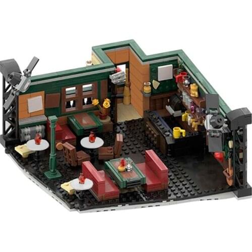 Classic MacLarens Pub Modular Architecture Building Block House MOC 55544 21319 Bricks Parents' Romance For Love Toys Gift