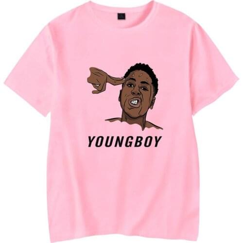 Summer Mens Tshirt 2019 Hiphop Rapper Singer YoungBoy Never Broke Again T Shirt Cotton Short Sleeve Graphic Tee Cool Funny Shirt