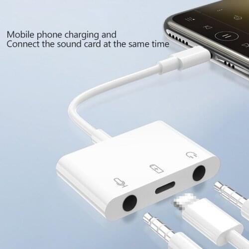 NEW OTG USBC to 3.5mm audio jack adapter earphone headset live cable for iphone 8 X 11 12 ipad Type c fast charge adapter iOS