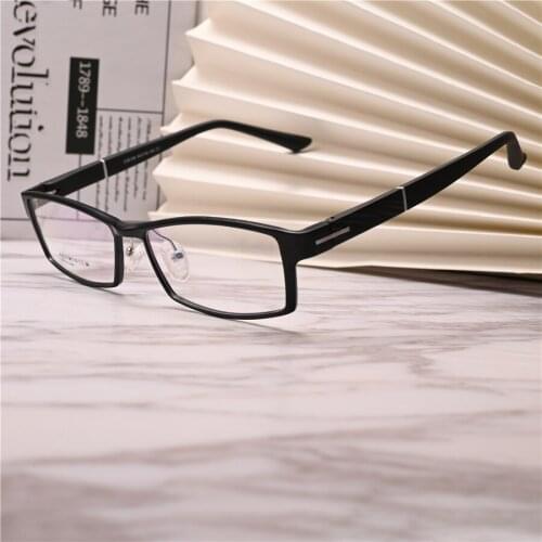 Rockjoy Aluminum Eyeglasses Frames Male Full Rim Glasses Men High Quality Spectacles for Reading Prescription Optical Lens