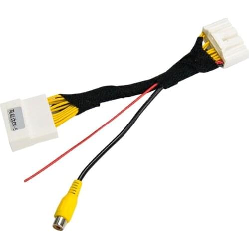 Rear View Camera RCA Adapter Wire For Mazda 2 Hatchback Mazda 6 CX-5 2015-2019 Original Switch RCA Connector Convertor Cable