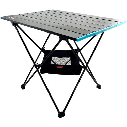 Outdoor Camping Portable Folding Oxford Cloth Camping Table Camping Barbecue Self Driving Tour Solid Household Table Car Table