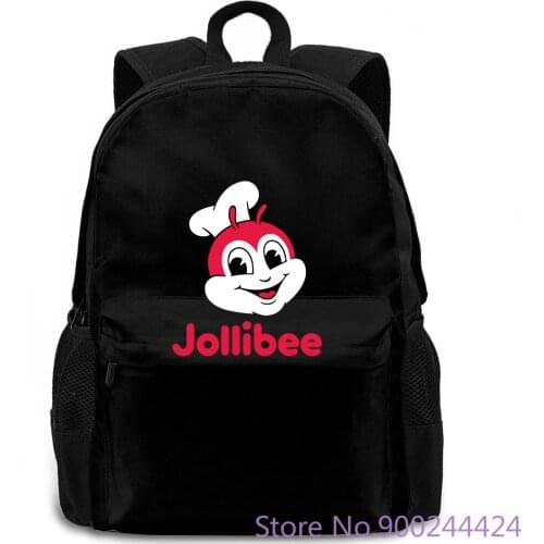 Jollibee Mens Chef Bee Food Mip y Colors Fan Hipster Harajuku Brand women men backpack laptop travel school adult