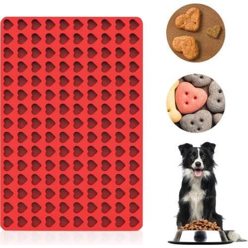 Baking Mat Silicone Non Stick Pet Dog Cat Cookie Food Baking Mold Christmas Tree Gingerbread Man Shapes Biscuit Mold