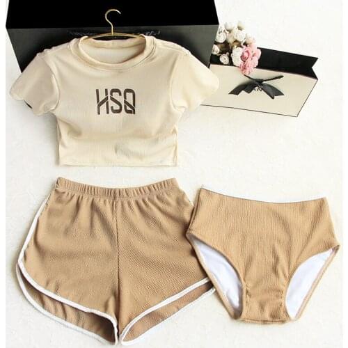 STAERK summer three piece set conservative cover meat Lovely swimming pool swimsuit