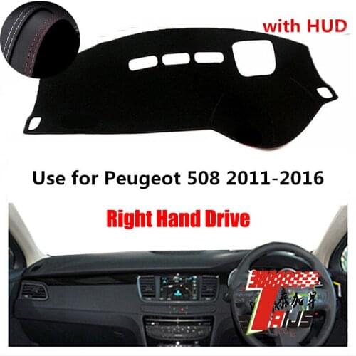 TAIJS Factory Anti UV High Quality Leather Car Dashboard Cover For Peugeot 508 2011 2012 2013 2014 2015 2016 Right hand drive