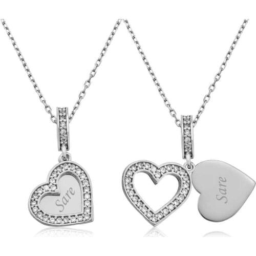 Tevuli 925 Sterling Silver The Written In My Heart Necklace