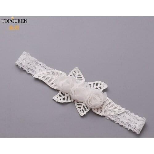 TOPQUEEN TH32 Wedding Party Cosplay Leg Garter Belt Fashion Sexy Women Girl Lace Leg Gather Stocking Ring Floral Thigh Ring