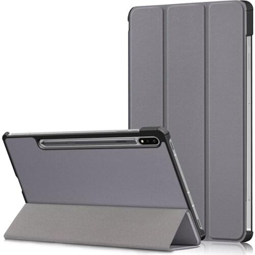 Ultra-thin Magentic Smart PU Leather Case For Samsung Galaxy Tab S7 SM-T870 T875 S7 Plus SM-T970 T975 12.4 inch Tablet Cover