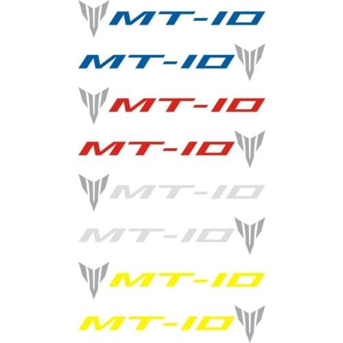 K-sharp Motorcycle Universal Emblem Stickers Decals For YAMAHA MT-10 2*pieces