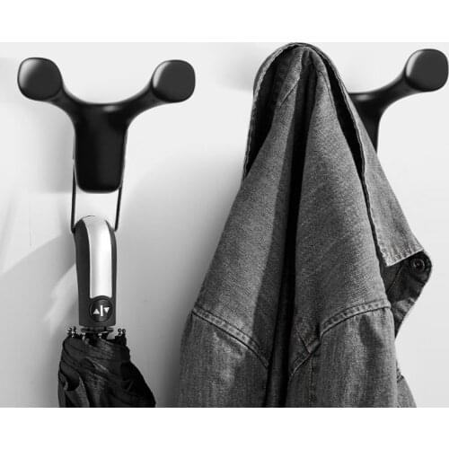 European-Style Horn Clothes Hooks Organizers Storage Room Decoration Accessories Wall Shelf Hangers Metal Key Holder Hanger