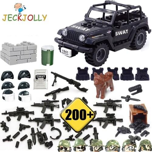 Military Action Figure Army Soldiers Toy with Weapon Carry Case and Playsets Soldiers Battlefield Accessories for Children Kids