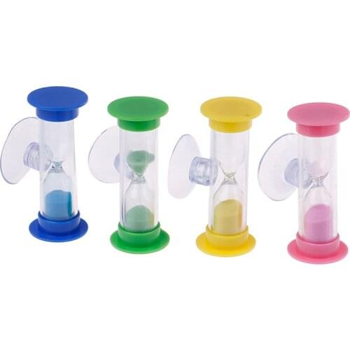 Toothbrush Swivel Sand Timer 2 Minutes Shower Timer Kids Mini Glass Sand Clock
