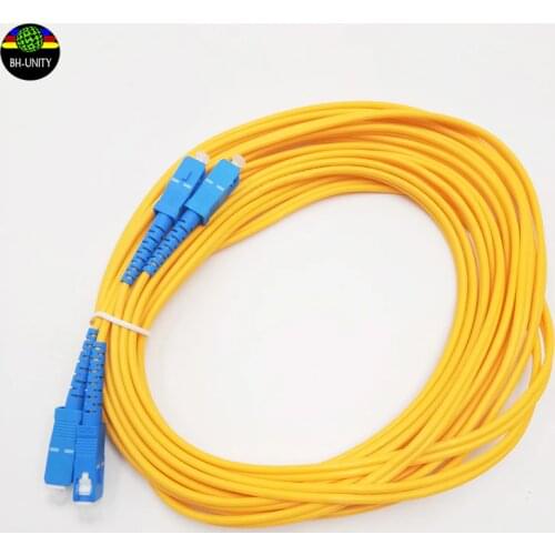 10 Meter double core flora leopard date cable gongzheng JHF vista outdoor inkjet printer optical fiber cable