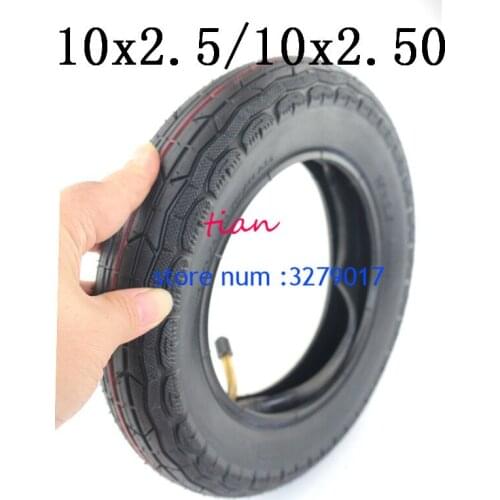 10x2.50 inne and outer tyre 10 inch tube tire for Electric Scooter Balancing Hoverboard/ self Smart BalanceWear-resisting